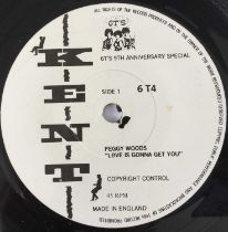 PEGGY WOODS/ Z.Z.'S BAND - LOVE IS GONNA GET YOU/ YOU JUST CHEAT AND LIE 7" (UK KENT - 6 T4)