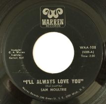 SAM MOULTRIE -I'LL ALWAYS LOVE YOU/ DO YOUR OWN THING 7" (US SOUL - WARREN RECORDS WAA-108)