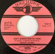 MIGHTY LOVERS - AIN'T GONNA RUN NO MORE/ (SHE KEEPS) DRIVING ME OUT OF MY MIND 7" (US SOUL - SOULHAW