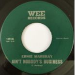 ERNIE MARBRAY - AIN'T NOBODY'S BUSINESS/ THE STAKES ARE TOO HIGH 7" (US SOUL - WEE RECORDS 101136)