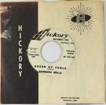 BARBARA MILLS - QUEEN OF FOOLS/ (MAKE IT LAST) TAKE YOUR TIME 7" (US PROMO - HICKORY 45-1323)