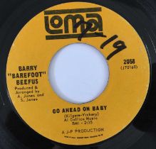 BARRY "BAREFOOT" BEEFUS - GO AHEAD ON BABY/ "BAREFOOT" BEEFUS 7" (US LOMA 2058)