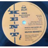 MILTON BENNETT/ THE HESITATIONS - WHAT'S ONE MORE LIE/ GO AWAY 7" (2007 UK KENT - 6T 23)