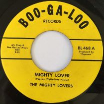 THE MIGHTY LOVERS - MIGHTY LOVER/ SOUL BLUES 7" (US SOUL - BOO-GA-LOO RECORDS BL 468)