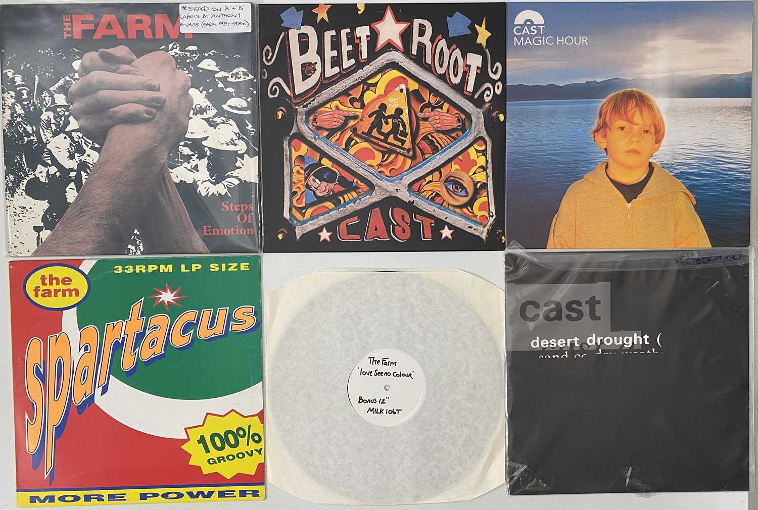 INDIE - NORTH WEST ENGLAND (CAST/THE FARM/INSPIRAL CARPETS) - 12"/LPs/7"/CDs/CASSETTES - Image 2 of 7