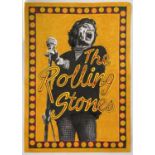 THE ROLLING STONES - HAND-PAINTED POSTER ART.