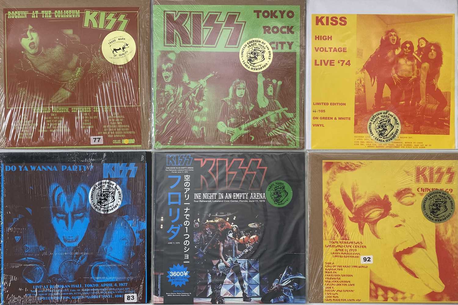 KISS - TRADE MARK OF QUALITY PRIVATE RELEASED LP PACK