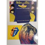 SHOP DISPLAYS - THE BEATLES / ROLLING STONES.