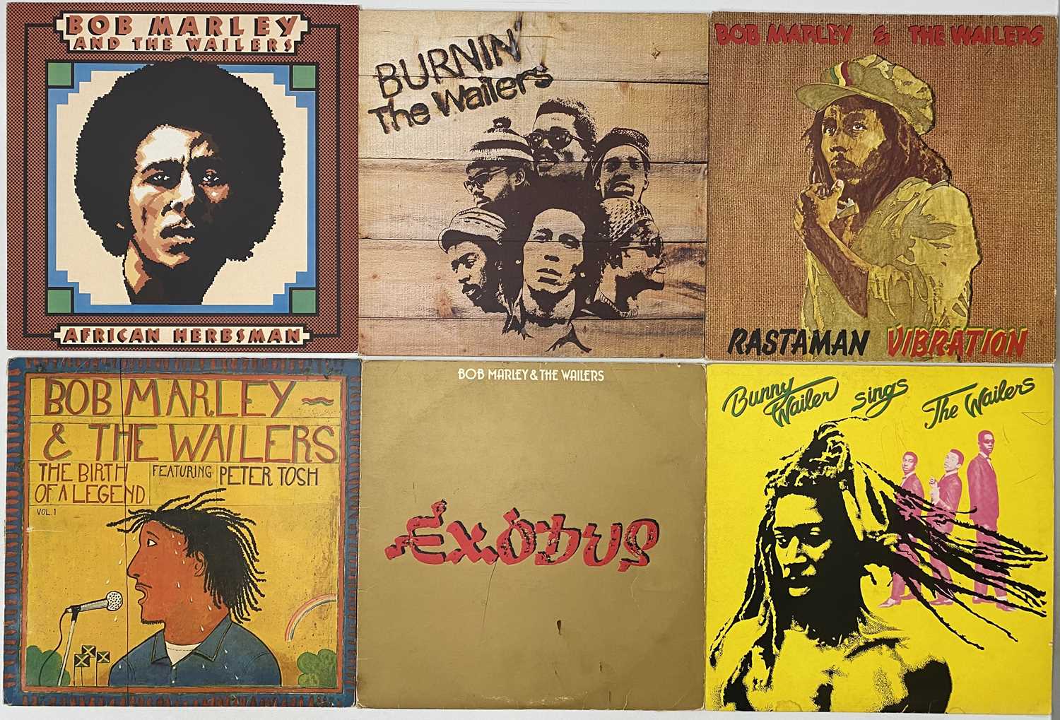 BOB MARLEY & THE WAILERS/RELATED - LPs (INC OG UK CATCH A FIRE)