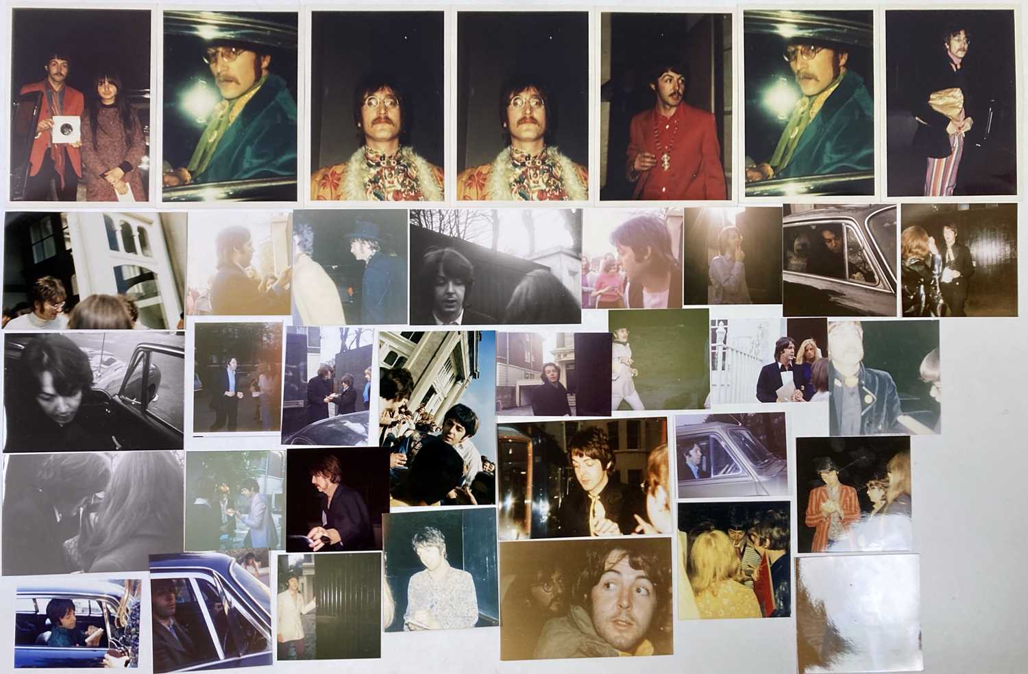 THE BEATLES - PHOTO PRINTS OF IMAGES BY LIZZIE BRAVO / COLLECTION OF CANDID SHOTS.