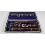 RUDALL ROSE CARTER & CO ANTIQUE FLUTE IN CASE.