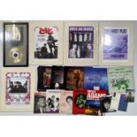 ASSORTED MUSIC MEMORABILIA - SHOP PROMO ITEMS/BOOKS AND POSTERS.