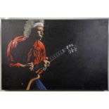 JOHN LUCAS - ORIGINAL PAINTING - KEITH RICHARDS.