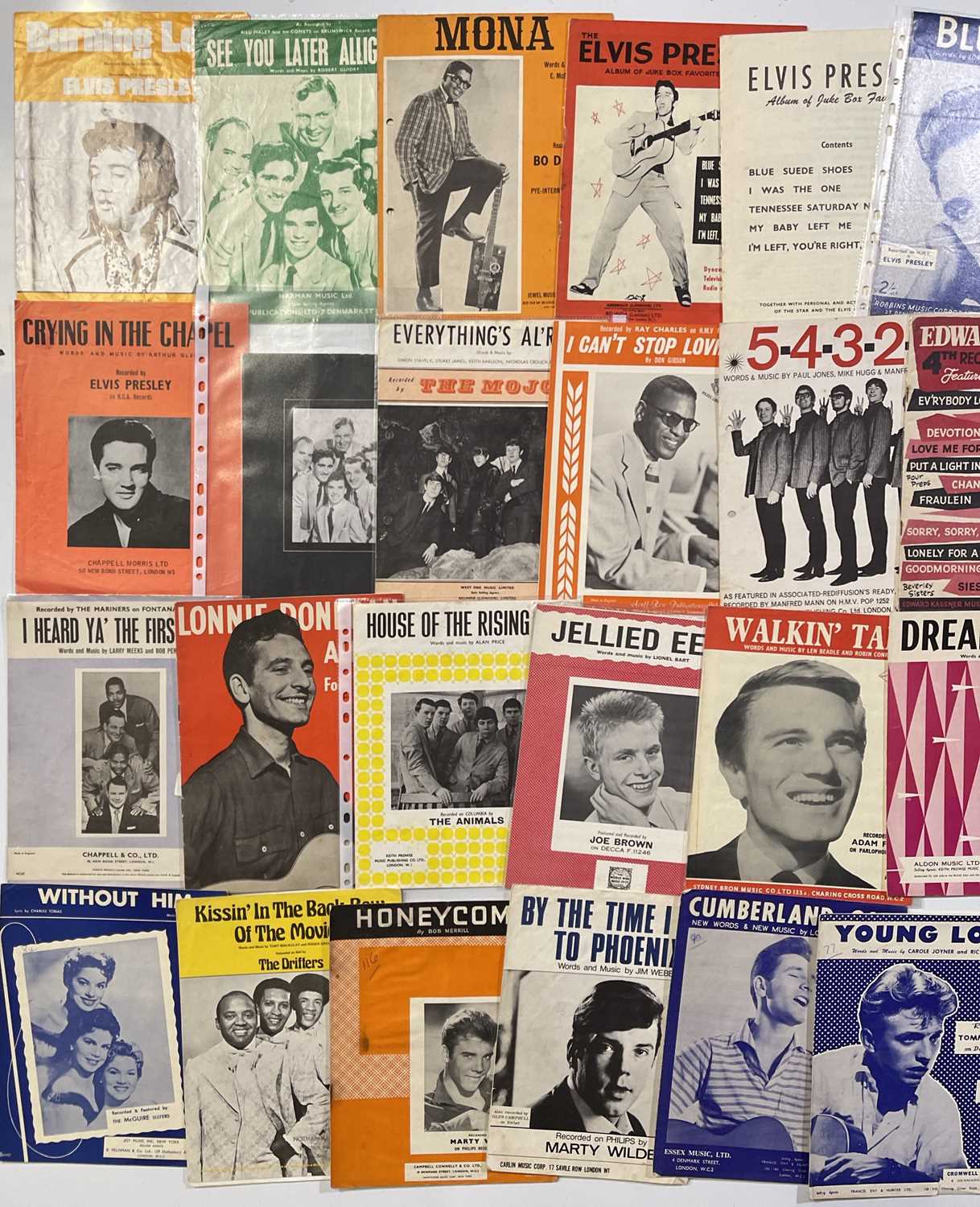 SHEET MUSIC ARCHIVE - POP / ROCK N ROLL. - Image 2 of 7