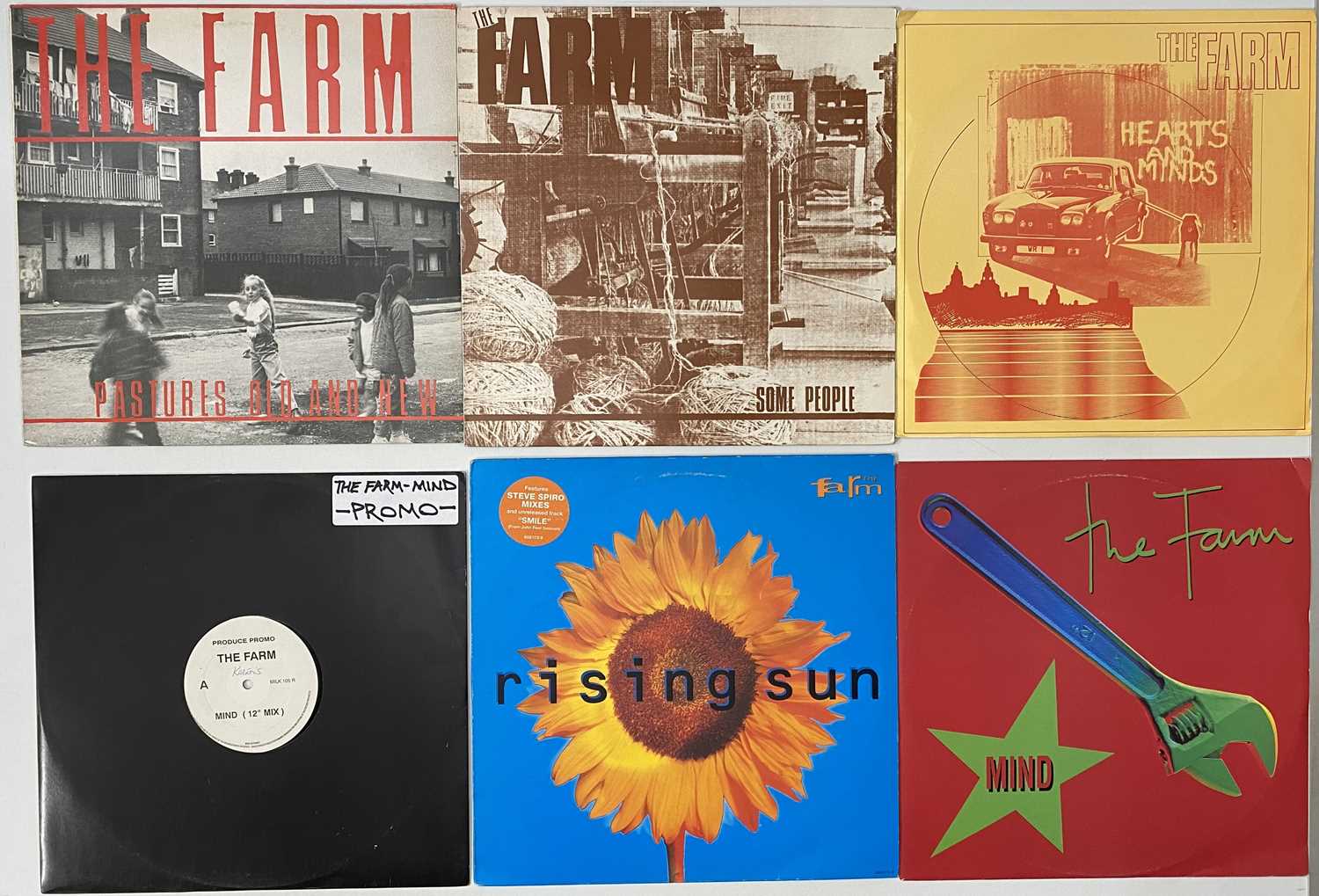 INDIE - NORTH WEST ENGLAND (CAST/THE FARM/INSPIRAL CARPETS) - 12"/LPs/7"/CDs/CASSETTES