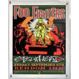 FOO FIGHTERS - A 1995 CONCERT POSTER.