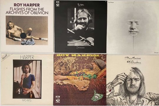 ROY HARPER - 1970-1975 PROMO LP BOX SET (7 ALBUM SET INC PROMO 7" + FACTORY SAMPLE LPs) - Image 3 of 6