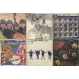 THE BEATLES - 60s UK LPs - 'FACTORY SAMPLE' ORIGINAL STICKERED COPIES
