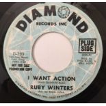 RUBY WINTERS - I WANT ACTION/ BETTER 7" (US PROMO - DIAMOND D-230)