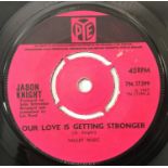 JASON KNIGHT - OUR LOVE IS GETTING STRONGER/ STANDING IN MY SHOES 7" (UK SOUL - PYE 7N.17399)