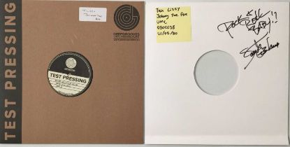 THIN LIZZY - JOHNNY THE FOX (2020 WHITE LABEL TEST PRESSING - 0802638 - SIGNED)
