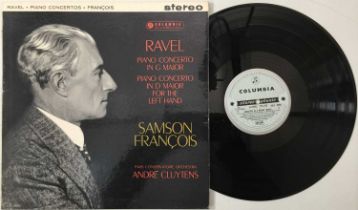 ANDRE CLUYTENS - RAVEL / SAMSON FRANCOIS - PIANO CONCERTOS (COLUMBIA SAX 2394)
