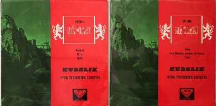 RAFAEL KUBELIK - SMETANA MA VLAST LP (ORIGINAL UK STEREO RECORDINGS - DECCA SXL 2064/5)