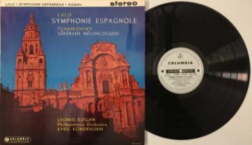 LEONID KOGAN - LALO / TCHAIKOVSKY - SYMPHONIE ESPAGNOLE LP (ORIGINAL UK STEREO RECORDING - COLUMBIA