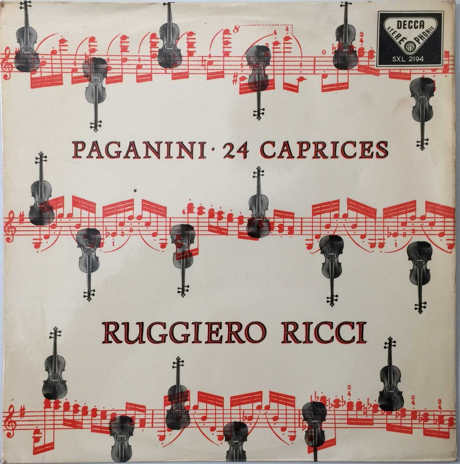 RUGGIERO RICCI - PAGANINI 24 CAPRICES LP (ORIGINAL UK STEREO RECORDING - DECCA SXL 2194). - Image 2 of 5