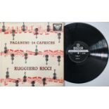 RUGGIERO RICCI - PAGANINI 24 CAPRICES LP (ORIGINAL UK STEREO RECORDING - DECCA SXL 2194).