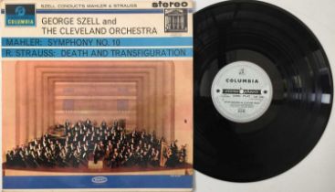 GEORGE SZELL - CONDUCTS MAHLER & STRAUSS LP (ORIGINAL UK STEREO RECORDING - COLUMBIA SAX 2488)