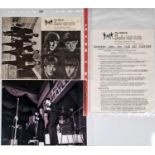 THE BEATLES - ORIGINAL FAN CLUB NEWSLETTERS INC BEATLES SHOW FAN CLUB PROGRAMME.