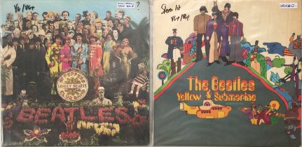 THE BEATLES - YELLOW SUBMARINE/ SGT PEPPER LP PACK