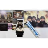 ASSORTED PROMO ITEMS INC BEATLES COLLECTABLES.