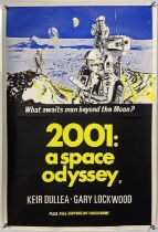 2001: A SPACE ODYSSEY (1968) ORiGINAL UK DOUBLE CROWN FILM POSTER.
