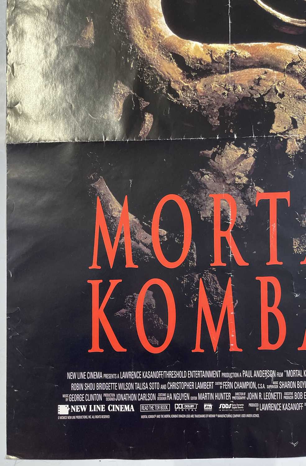 MORTAL KOMBAT (1995) - POSTER. - Image 2 of 6