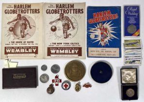 ASSORTED ANTIQUES AND COLLECTABLES - MEDALS / COINS.