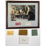 SIGNED ITEMS - FILM STARS (CHARLTON HESTON, STEVEN SPEILBERG.