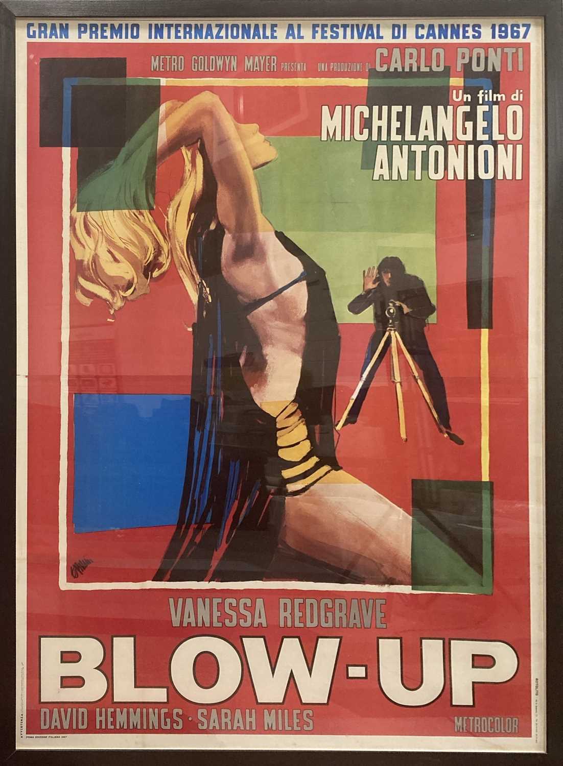 ANTONIONI - BLOW UP ITALIAN 4 FOGLIO POSTER.