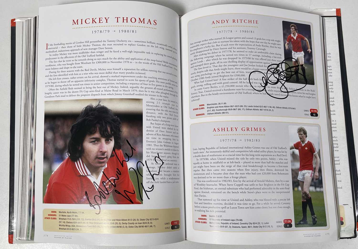 FOOTBALL MEMORABILIA - MANCHESTER UNITED MULTI SIGNED 'PLAYER BY PLAYER' BOOK. - Image 24 of 50