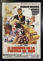 JAMES BOND - THE MAN WITH THE GOLDEN GUN (1974) - ORIGINAL SPANISH FILM POSTER.