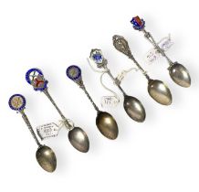 GOLF MEMORABILIA - EARLY 20TH C SILVER SPOONS.