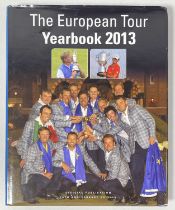 GOLF AUTOGRAPHS - MULTI SIGNED 2013 TOUR YEARBOOK.