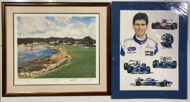 LIMITED EDITION SPORTING PRINTS - INC GOLF INTEREST BY GRAHAM BAXTER.