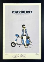 PETE MCKEE (1966-) - THE WHO INTEREST - ROGER DALTREY SIGNED LIMITED EDITION PRINT.