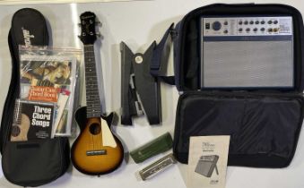 MUSIC EQUIPMENT & INSTRUMENTS. (EPIPHONE, HOHNER, ETC)