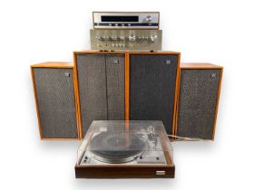 HIFI AUDIO EQUIPMENT (ROTEL, WHARFEDALE, TOSHIBA)