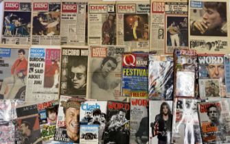 ASSORTED MUSIC MAGAZINES 1967-2007 INC ROLLING STONE / DISC / MELODY MAKER.