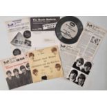 THE BEATLES - FAN CLUB/ 7" FLEXI PACK (INC SECRETARIAL SIGNED GROUP PIC)