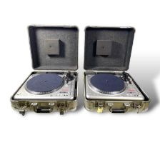 VESTAX PDX-2000MKII TURNTABLES - PAIR.